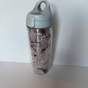 Tervis Tumbler Cherry Blossom Pink Floral‎ Insulated Double Wall Travel Mug
